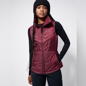 Columbia Women's Burgandy Quilted Vest